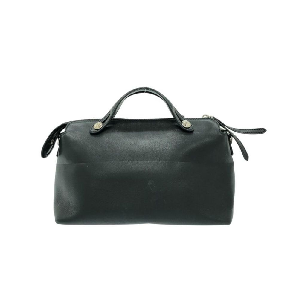 Pre Loved Fendi Sleek  Leather Handbag with Zippered Pockets - Picture 3 of 15